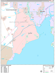 West Haven Wall Map Premium Style 2026